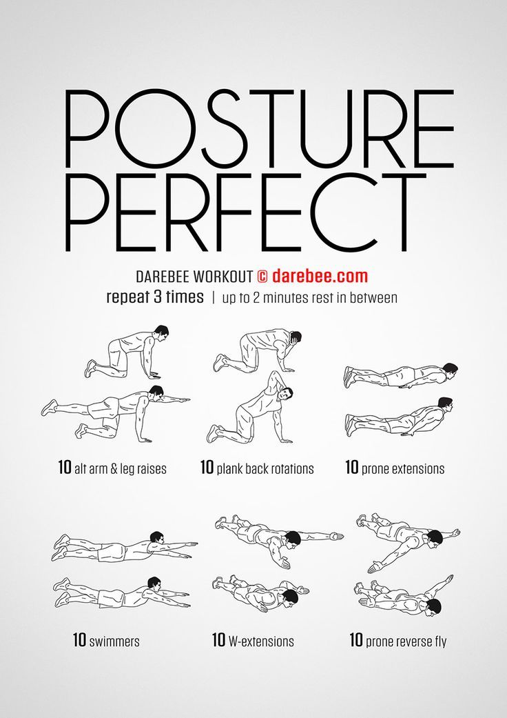 the poster shows how to do an exercise