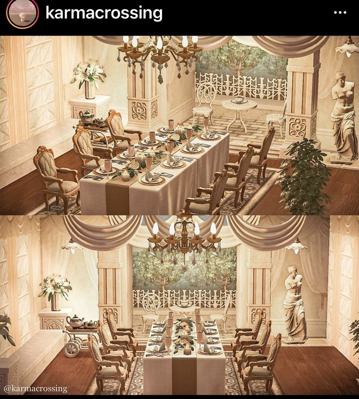 an image of a dining room set up for dinner