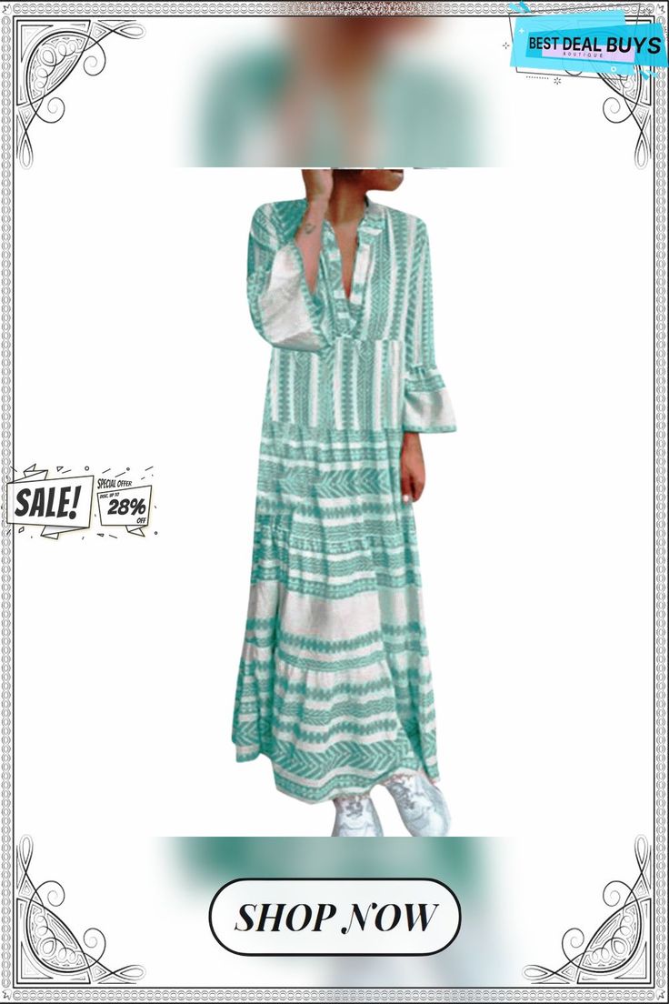 Printed Long-sleeved Bosiami Dress Women's Fashion Dresses, Fashion Dresses, Long Sleeve