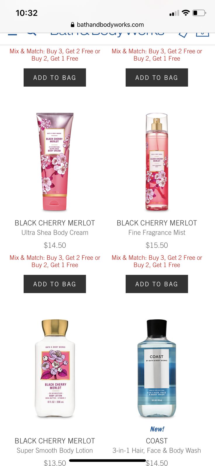 Black Cherry Merlot, Sip And See, Black Cherry, Fragrance Mist, Body Cream, Mix Match, Fragrance, Cream, 10 Things