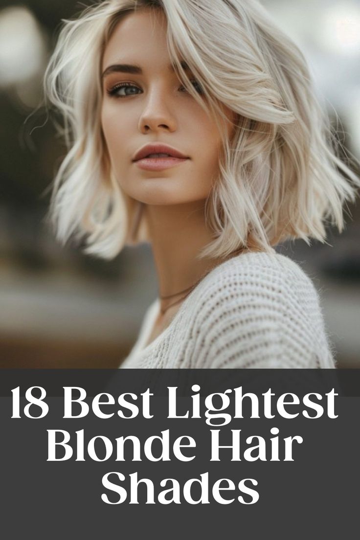 A woman with short, light blonde hair showcasing one of the best light blonde hair shades. Ultra Light Cool Blonde Hair, Stylish Blonde Hair, Platinum Blonde Grow Out, How To Ask For Blonde Hair, Fall Platinum Blonde, Pearly Haircolor, Light Natural Blonde Hair Color, Icy Beige Blonde Hair, Light Platinum Blonde Hair