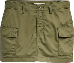 Summer Khaki Cargo Skirt With Pockets, Casual Short Cargo Skirt With Pockets, Casual Khaki Cargo Skirt With Pockets, Fitted Casual Cargo Skirt With Patch Pockets, Casual Khaki Skirt With Pockets, Casual Khaki Skirt With Side Pockets, Short Cargo Skirt With Pockets For Work, Casual Summer Cargo Skirt With Hip Pockets, Cotton Cargo Skirt With Pockets