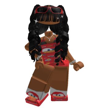 a lego girl with black hair and red glasses holding a skateboard in her hands