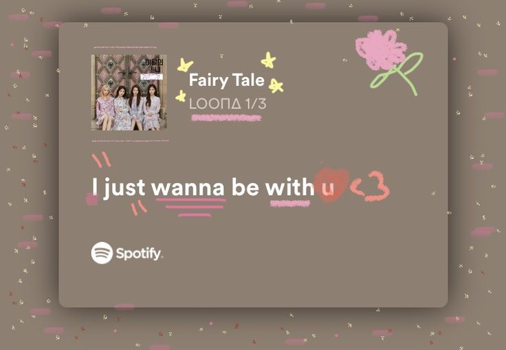 an advertisement for fairy tale lonn's i just wanna to be with you