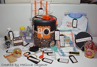 an assortment of items are displayed on a table