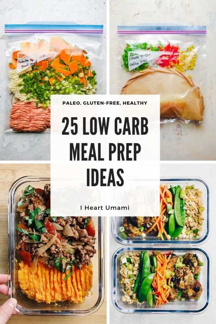 25 low carb meal prep ideas