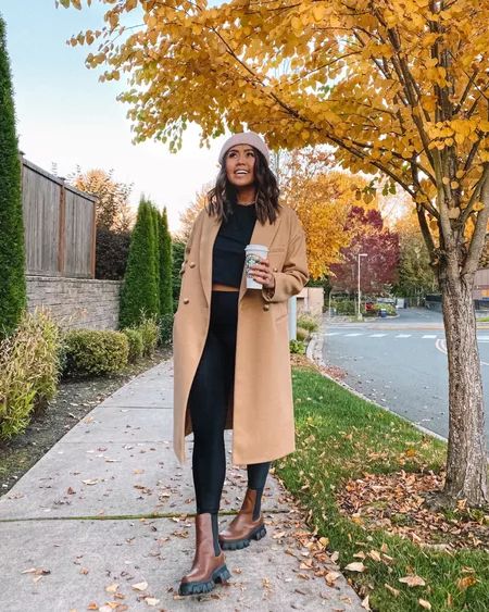 Brown Chunky Boots Outfit, Brown Chelsea Boots Outfit Women, Brown Chelsea Boots Outfit, Tan Boots Outfit, Chelsea Boot Outfits Women, Chunky Boots Outfit, Brown Boots Outfit, Chelsea Boots Outfit, Outfit Botas