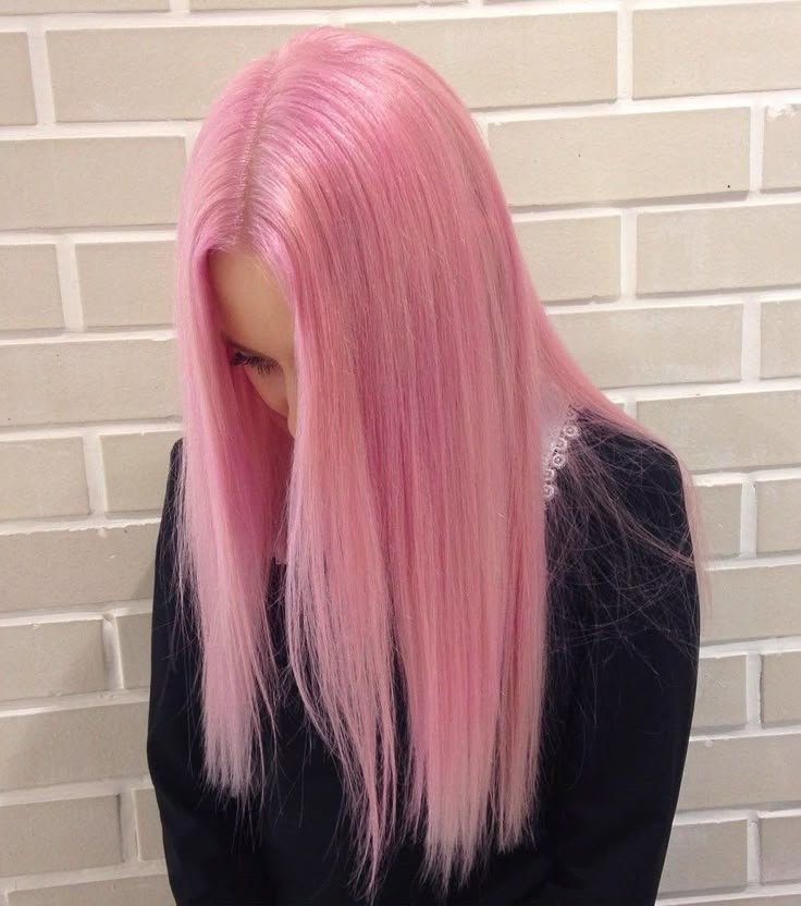 Эстетика розового Pink Hair Ideas, Long Pink Hair, Light Pink Hair, Pastel Pink Hair, Dyed Hair Inspiration, Hair Color Pink, Pastel Hair, Dye My Hair, Hair Dye Colors