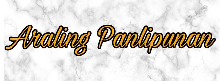 the word araing panipunan on a marble background