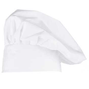 a white chef's hat on a white background