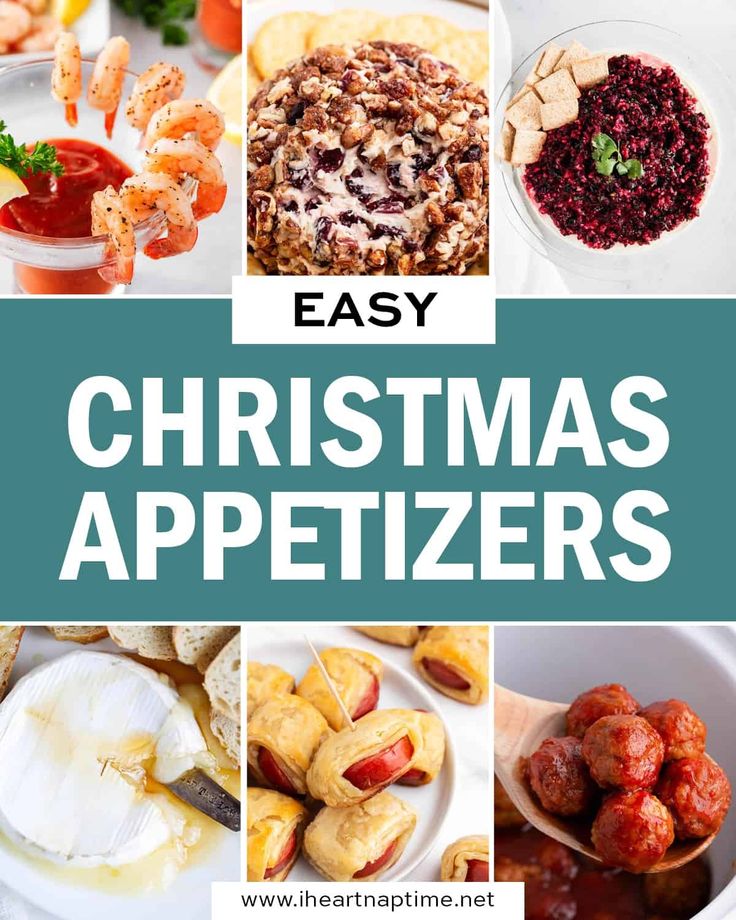 christmas appetizers that are easy to make and delicious for the whole family,