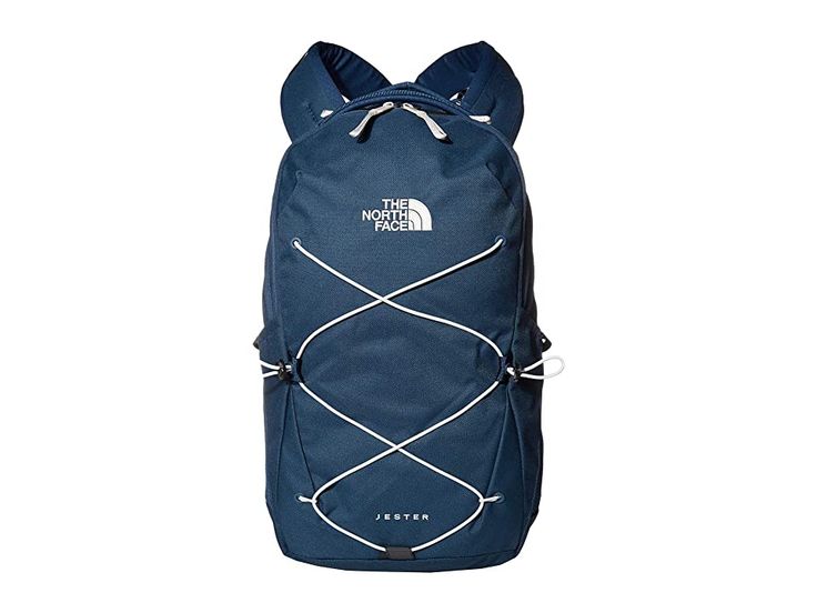 The North Face Jester Backpack - Backpack Bags : Blue Wing Teal/Tin Grey : While others are fumbling around looking for their stuff, you'll have the last laugh with the updated style, women-specific design, and superior organization of The North Face Jester Backpack. Large main compartment fits books and binders. Protective padded laptop sleeve fits devices up to 15. Updated front organization panel simplifies organization with essential storage features including secure-zip pockets, a tablet sl The North Face Nylon Backpack For Daily Use, Blue The North Face Standard Backpack, The North Face Nylon Backpack For School, The North Face Rectangular Travel Backpack, The North Face School Backpack With Adjustable Strap, Functional Blue The North Face Backpack, The North Face Standard Backpack For School, The North Face Functional School Backpack, The North Face Backpack For Back To School