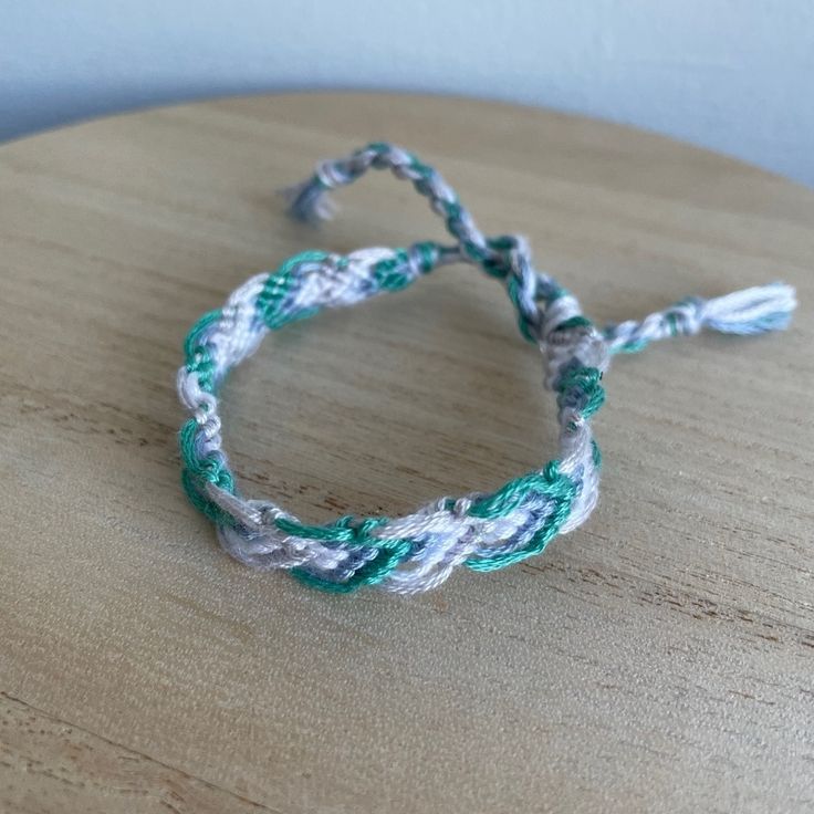 A Handmade Bracelet Or Anklet Woven With Shades Of White, Green, And Gray Colors. A Friendship Or Statement Bracelet Perfect For This Summer! Approx. 9 Inches/ 30 Centimeters Long. 10 Woven Bracelets For $25. Handmade White Braided Bracelets For Everyday, Handmade White Friendship Bracelets For Everyday, Everyday Handmade White Friendship Bracelets, White Bohemian Braided Bracelets For Everyday, Casual White Braided Bracelets For Everyday, Casual Handmade White Friendship Bracelets, Casual White Handmade Friendship Bracelets, Casual Handmade White Friendship Bracelet, Hypoallergenic White Braided Bracelets As Gift