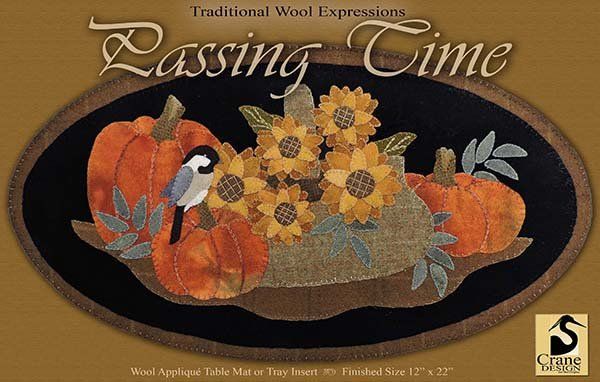 an image of a sign that says passing time with pumpkins and sunflowers