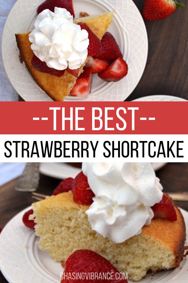 the best strawberry shortcake with whipped cream on top