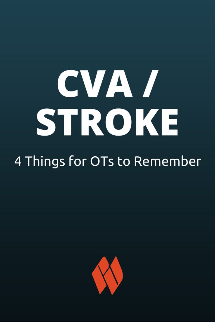 Four Things for OTs to Remember with CVA/Stroke Patients >> If you provide therapy services across both inpatient and outpatient to patients recovering from stroke, it’s helpful to remember these four things during the time you have with a patient before their final discharge from therapy. | Occupational Therapy Tips | OT & Stroke Certified Occupational Therapy Assistant, Geriatric Occupational Therapy, Craft For Adults, Brain System, Occupational Therapy Assistant, Occupational Therapy Activities, Acute Care, Things To Remember, Occupational Therapist