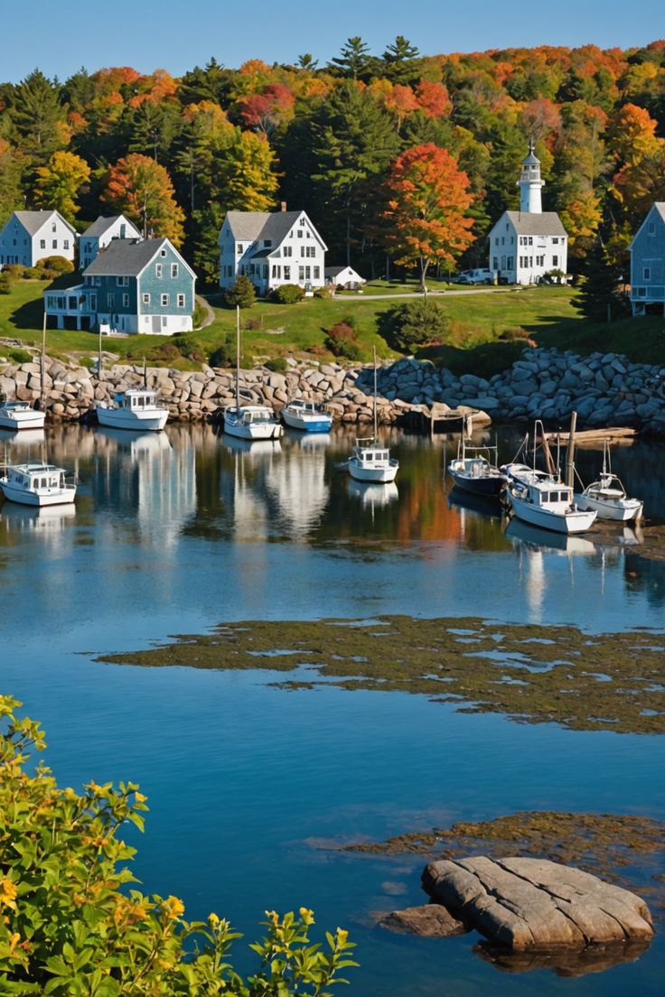 Coastal Charm: A Tour of Maine’s Quintessential Coastal Towns New England Lifestyle, New England Coastal Aesthetic, Coastal Maine Aesthetic, Coastal Towns Usa, Maine Coastal Towns, New England Summer Aesthetic, Maine Aesthetic, Website Moodboard, Bath Maine