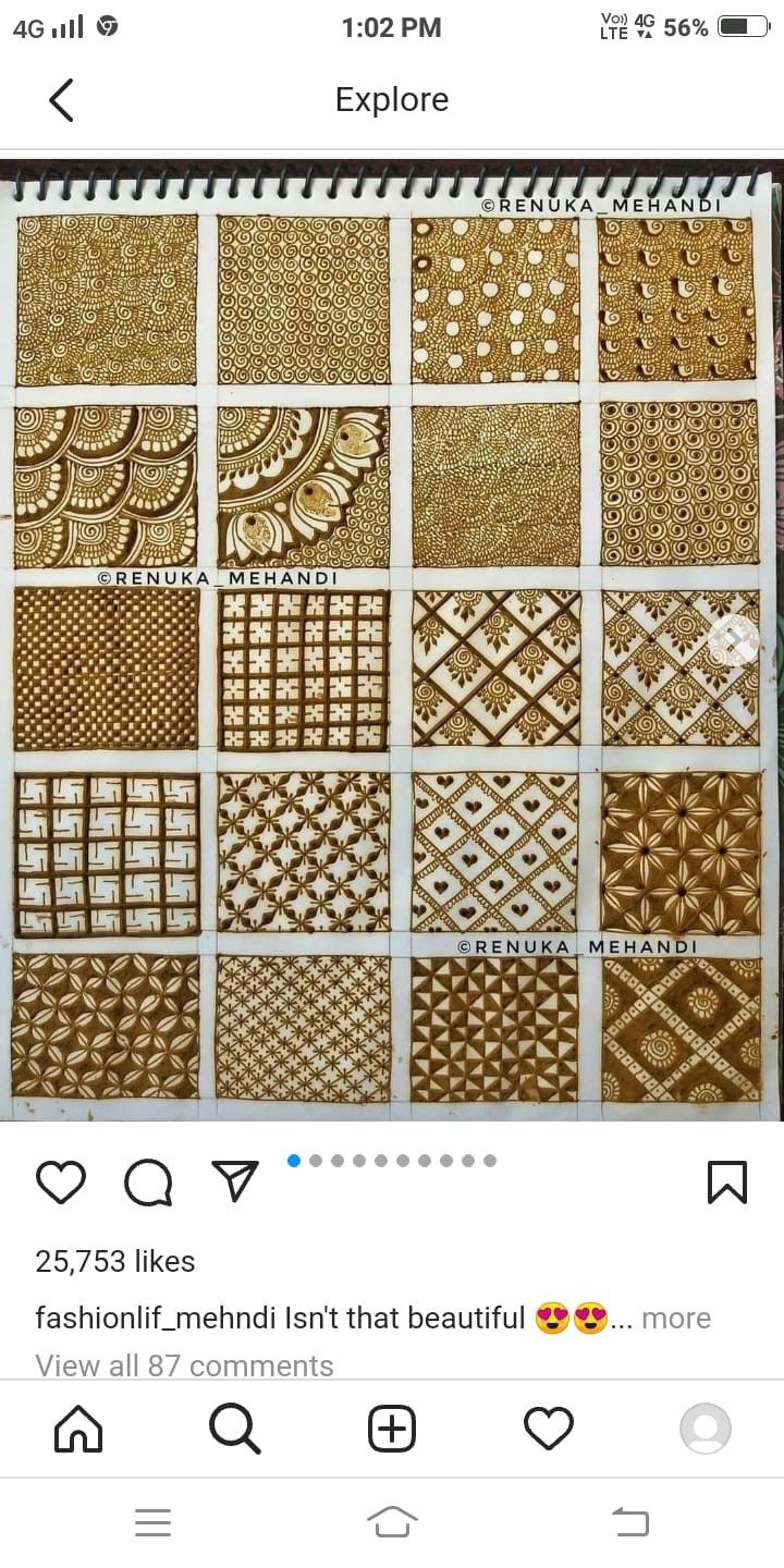 an instagramted photo of some different patterns