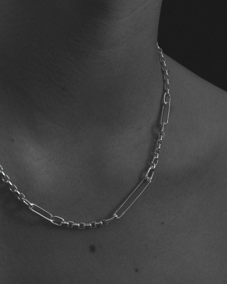 The Niki Necklace, in 18k Polished Gold Vermeil, features hand-made links combined with a more contemporary chain style. Minimalist Oval Link Necklace With Hooks, Sterling Silver Figaro Chain Necklace With Rectangular Links, Sterling Silver Necklace With Chunky Chain, Sterling Silver Necklace With Chunky Rectangular Links, Modern Link Necklaces With Hook And Links, Modern Necklaces With Chunky Chain, Modern Necklace With Chunky Chain Links, Sterling Silver Figaro Chain Necklace With Oval Links, Modern Chunky Chain Link Necklace