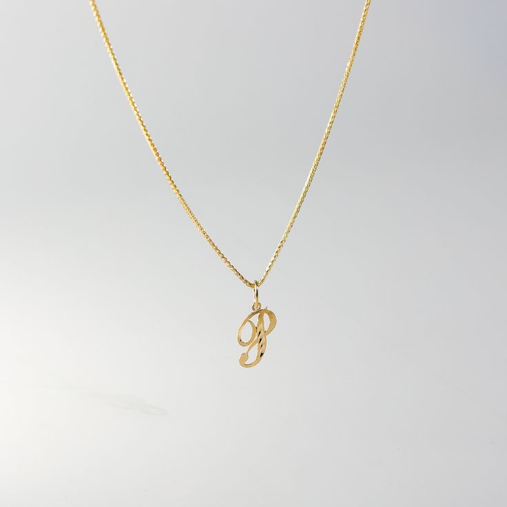 *The pendant COMES WITH the chain if you select one of our chain options * 5% OFF TOTAL PRICE, when you purchase the chain and pendant combo (The price shown is after the discount) A timeless piece that will never go out of style. This 14K gold calligraphy pendant is the perfect and most stunning way of keeping a name close to your heart. We handmade each piece so you can assure you're getting a one-of-a-kind pendant that is not like any other. This 14K solid gold letter pendant is flawlessly cr Formal Yellow Gold Name Necklace With Initial Pendant, Formal Yellow Gold Initials Name Necklace, Elegant Yellow Gold Initials Name Necklace, Personalized Gold Jewelry With Box Chain, Elegant Hallmarked Initial Pendant Necklace, Personalized Gold Box Chain Jewelry, Elegant Hallmarked Initial Necklace, Elegant Yellow Gold Initials Necklace, Gift Pendant Initial Necklace With Box Chain