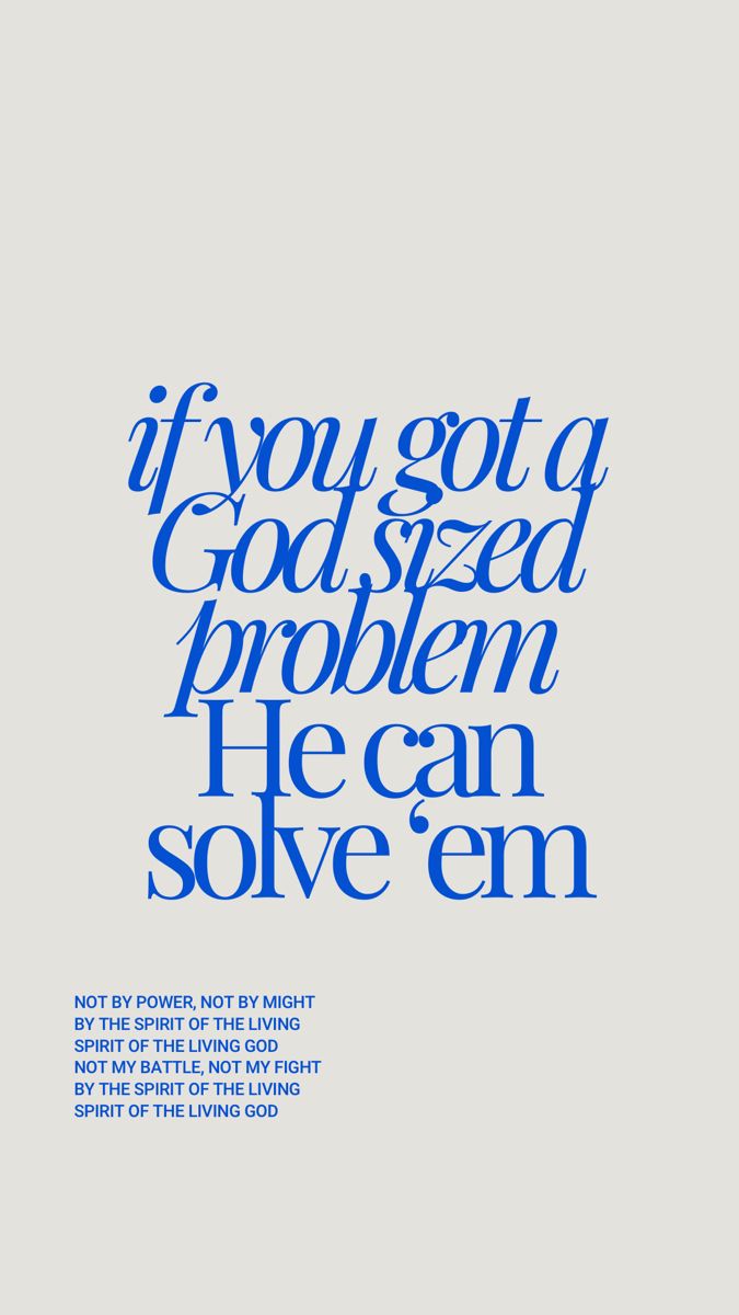 an advertisement with the words if you got a god - sized problem he can solve't