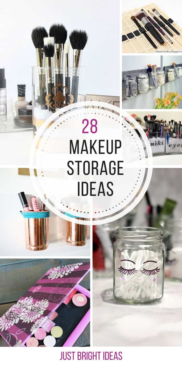 Diy Makeup Storage Ideas, Makeup Storage Ideas, Dollar Tree Makeup, Diy Makeup Organizer, Easy Diy Makeup, Rangement Makeup, Diy Makeup Storage, Diy Organizer, Makeup Drawer Organization