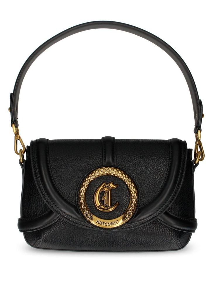 black gold-tone logo plaque foldover top with magnetic fastening detachable shoulder strap internal slip pocket gold-tone hardware Luxury Shoulder Bag With Logo Plaque And Top Handle, Luxury Shoulder Bag With Top Handle And Logo Plaque, Rectangular Gold Shoulder Bag With Logo Plaque, Designer Crossbody Shoulder Bag With Logo Plaque, Black Shoulder Bag With Logo Plaque For Evening, Formal Crossbody Shoulder Bag With Logo Plaque, Black Evening Shoulder Bag With Logo Plaque, Designer Gold Shoulder Bag With Logo Plaque, Classic Shoulder Bag With Metal Logo