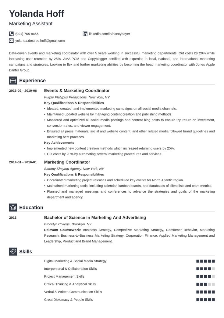 a professional resume with no work experience, it is easy to use for any job