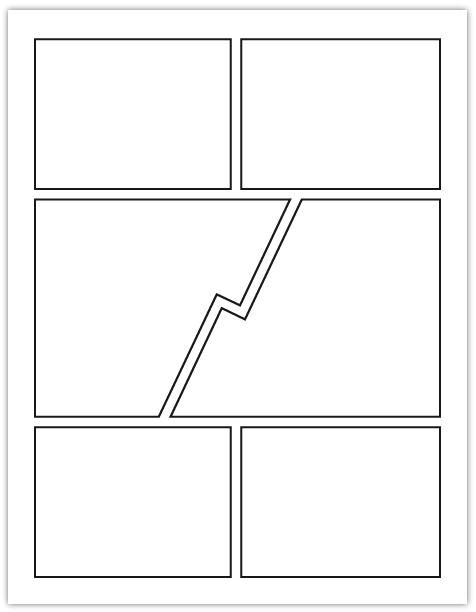 a line drawing of a falling arrow with four squares in the middle and one on the bottom