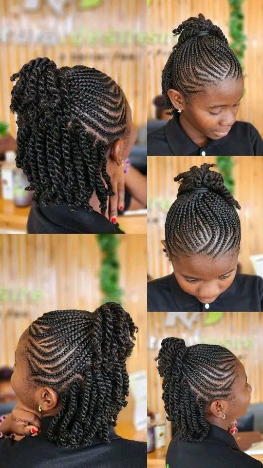 Natural Weaving Hairstyles Simple, Simple Weaving For Natural Hair, Weave Natural Hairstyles, Weaving Styles For Natural Hair, Simple Weaving Hairstyles, Simple African Hairstyles, Weaving Hairstyles For Natural Hair, 4c Natural Hairstyles For School, Simple Braided Hairstyles For Black Hair