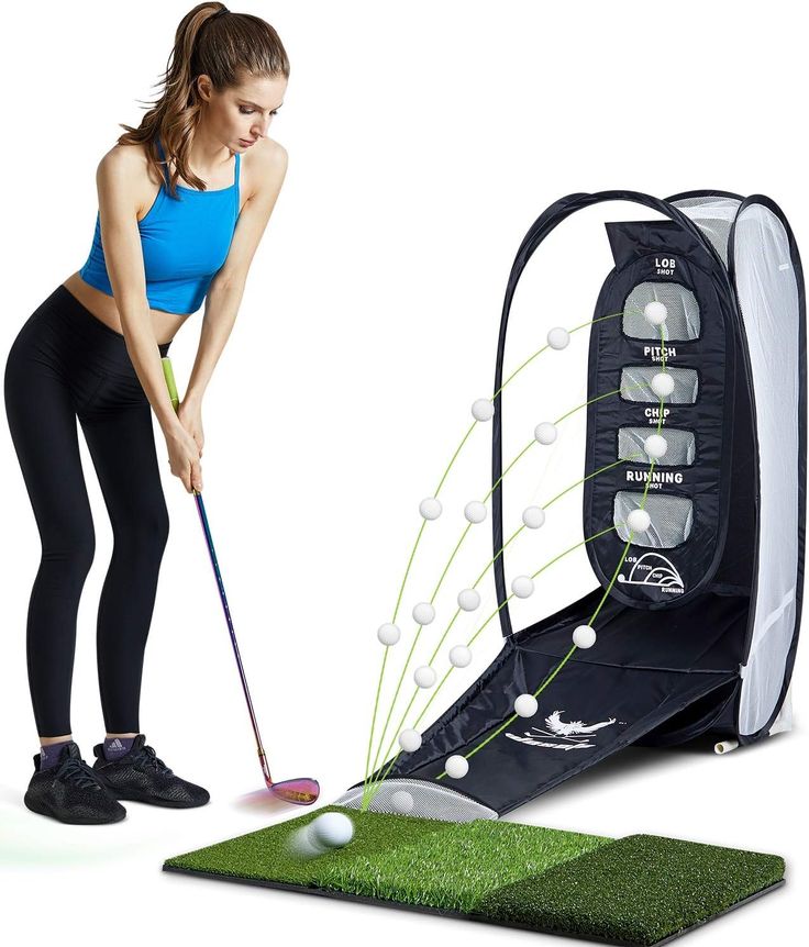 PRICES MAY VARY. FUNCTION AND DESIGN：Use small and accurate goals to practice higher skills Imported This golf practice net can practice your chipping skills at home. You can practice different chips according to the height of the bullseye and different distances to practice different parabolic balls: lob, pitch, chip, running. This upgrade can improve your chipping ball technology to a greater degree [Designed carefully] - the golf practice net can be folded. Easy to carry and store, installati Indoor Backyard, Golf Hitting Net, Hit Training, Golf Practice Net, Golf Mats, Golf Net, Golf Chipping, Golf Training Aids, Golf Practice