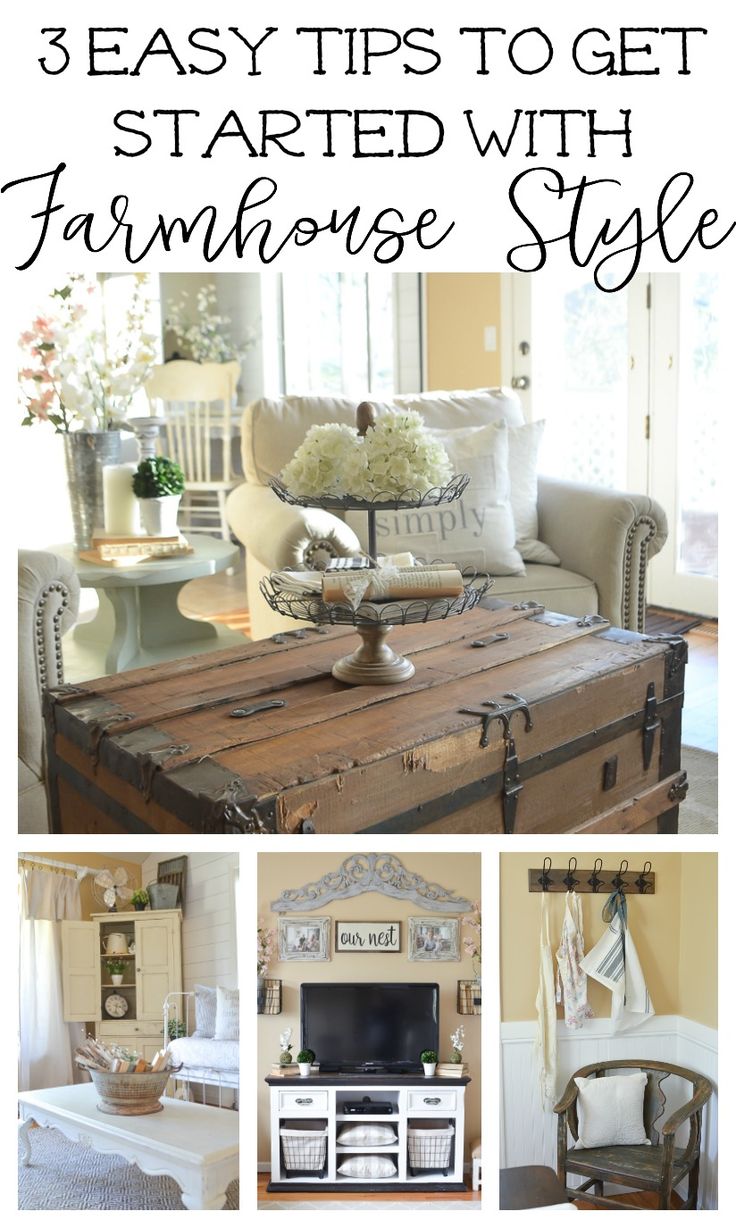 an old trunk is transformed into a coffee table for the living room and dining room