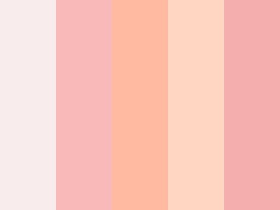 an image of pastel color swatches in shades of pink, yellow and purple