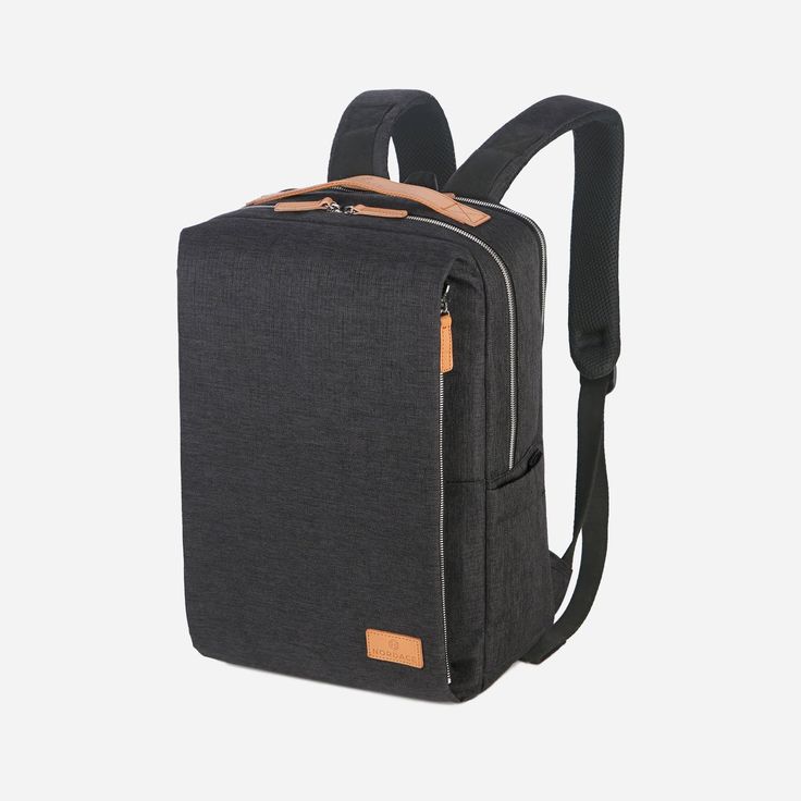 ND1001-1 Black Square Backpack For School, Rectangular Laptop Bag For Back To School, Casual Black Square Backpack, Rectangular Bags With Zipper Pocket For Back To School, Rectangular Commuting Bag, Modern Backpack With Anti-theft Pocket, Gray Business Backpack, Square Laptop Bag For Travel, Gray Rectangular Backpack With Anti-theft Pocket