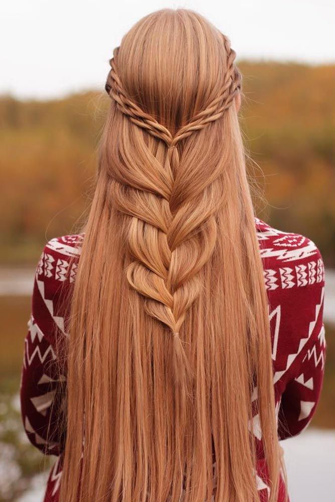 Braid Hairstyles Ideas, Fishtail French Braid, Braided Hairdo, Try On Hairstyles, French Braid Hairstyles, Bohemian Hairstyles, Cool Braid Hairstyles, Braid Hairstyles, Trending Hairstyles