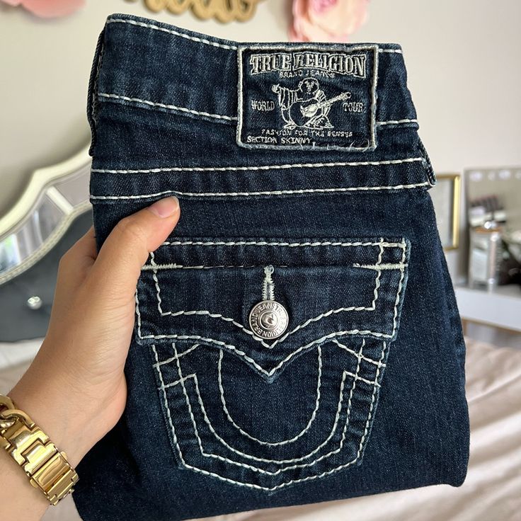 Skinny True Religion Jeans In Brand New Conditions Never Used Size 25 Clothing Brands To Shop At, True Religon Jeans, True Religion Jeans Women, Capri Outfits, True Religion Pants, Cute Nike Outfits, Jean Pants, 2000s Fashion Outfits, Cute Preppy Outfits