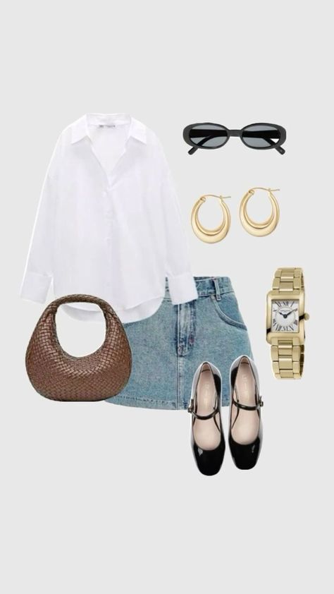 Classic Fits, Outfit Collages, Looks Pinterest, Chique Outfits, Casual Day Outfits, Mode Inspo, Looks Chic, 가을 패션, Summer Fashion Outfits