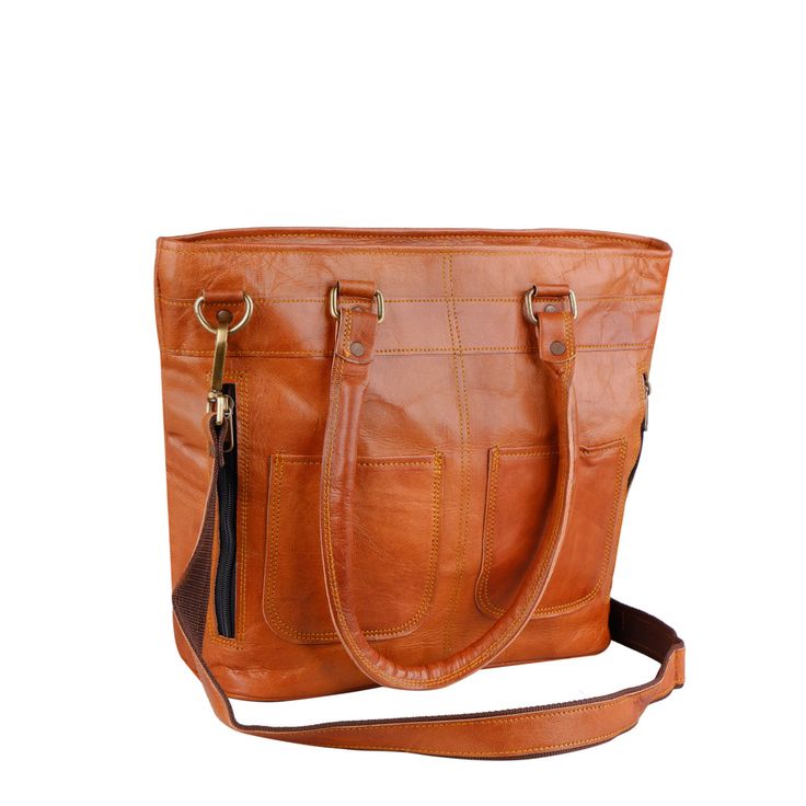 Chic Brown Laptop Bag With Double Handle, Chic Brown Laptop Bag With Top Carry Handle, Brown Hobo Bag With Zipper For Shopping, Brown Hobo Bag With Zipper Closure For Shopping, Brown Laptop Bag With Double Handle, Chic Brown Laptop Bag For Everyday Use, Brown Satchel Bag With Zipper Pocket, Brown Satchel With Zipper Pocket, Dark Tan Shoulder Satchel For Everyday