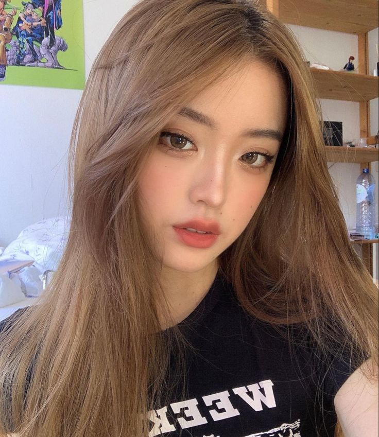 Hair Color For Tan Skin, Blonde Asian Hair, Ulzzang Hair, Tan Skin Blonde Hair, Hair Color Asian, Korean Hair Color, Brown Hair Inspo, Dirty Blonde Hair, Pretty Hair Color