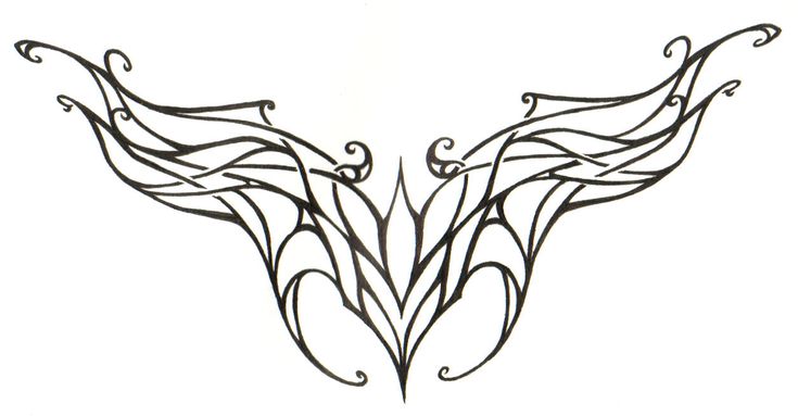 a black and white drawing of an intricate design