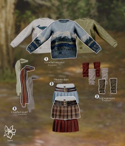 an image of some clothes that are in the woods