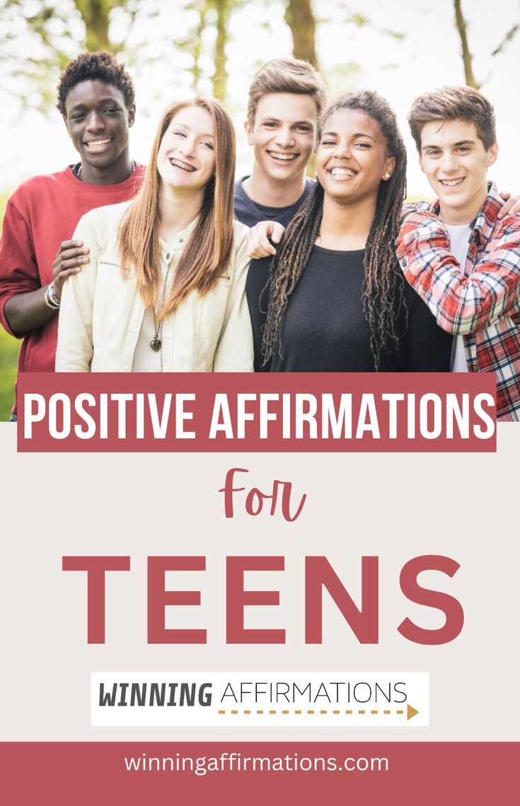 Positive affirmations for teens by Winning Affirmations. Winning Affirmations, Parenting Teenagers, Parent Support, Positive Vibes Only, Positive Messages, A Teen, Confidence Building, Inspire Others, Daily Affirmations