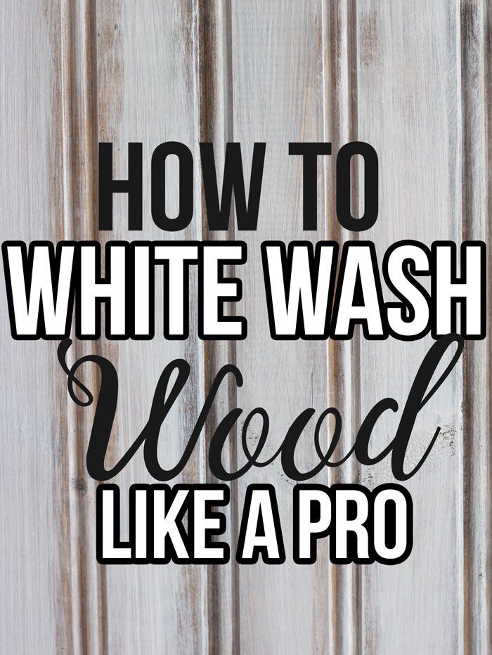 the words how to white wash wood like a pro are in black and white letters