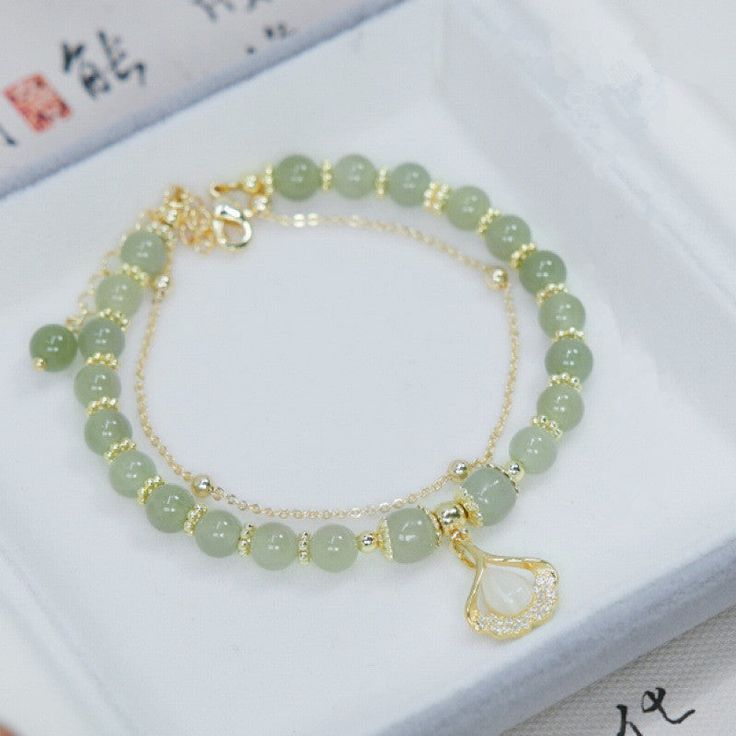 Happiness • Emerald Jade Stone Bracelet – Deegnt Elegant Good Luck Bracelets With Natural Stones, Green Jade 8mm Beads Jewelry, Green Jade Jewelry With 8mm Beads, Gold Jade Crystal Bracelet Spiritual Style, Gold Jade Crystal Bracelet, Spiritual Style, Jade Bracelets With Natural Stones For Good Luck, Gold Jade Crystal Bracelet With Spiritual Style, Gold Jade Crystal Bracelet With Natural Stones, Jade 8mm Beads For Jewelry Making