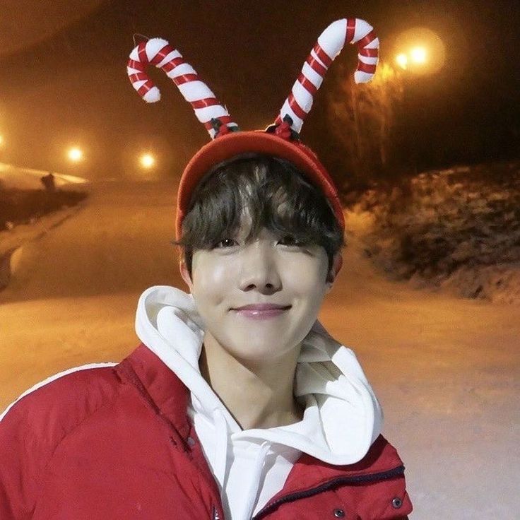 Christmas Kpop, Bts Christmas, Hope Christmas, Jhope Cute, Holiday Icon, Hoseok Bts, Christmas Icons, Bts J Hope, Christmas Aesthetic