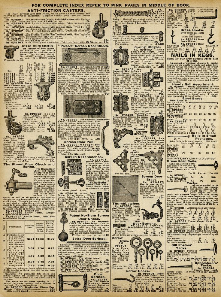 an old newspaper page with various tools on it