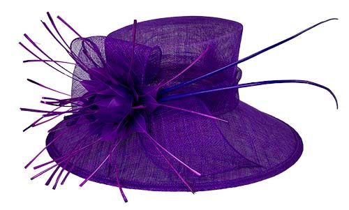 Purple Sinamay Flower Bow Hat from The Purple Store! Purple Sun Hat With Curved Brim For Spring, Purple Wide Brim Hat For Spring, Purple Wide Brim Mini Hat For Summer, Purple Brimmed Summer Fascinator, Purple Mini Hat With Curved Brim For Beach, Purple Curved Brim Mini Hat For Beach, Purple Mini Hat For Summer Beach, Purple Fedora Hat For Spring, Spring Purple Brimmed Fascinator