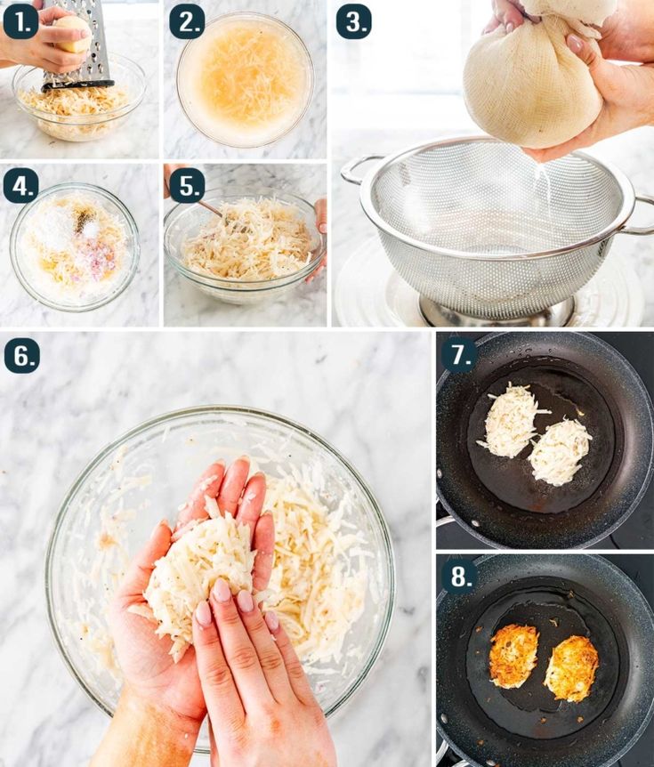 the steps to make chicken parmesan casserole are shown in this image