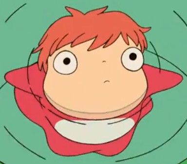 an anime character with red hair and big eyes