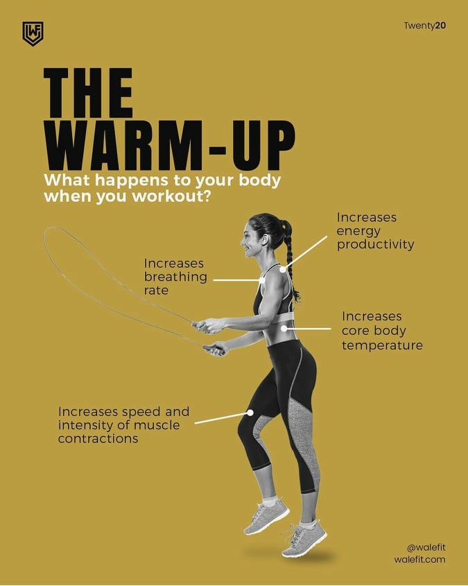 a woman doing exercises with the words, the warm - up what happens to your body when you workout?